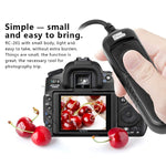 Pixel Rc201 Remote Shutter Switch N3 Shutter Release Cable For Canon Eos Cameras With Screen Cleaning Cloth Replaces Canon Rs 80N3