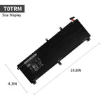 T0Trm Laptop Battery Compatible With Dell Xps 15 9530 Precision M3800 Series Notebook 0H76My H76Mv 07D1Wj 7D1Wj 245Rr Y758W 11 1V 61Wh 6Cells T0Trm