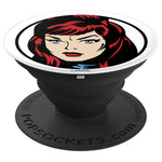 Marvel Black Widow Portrait Head Grip And Stand For Phones And Tablets