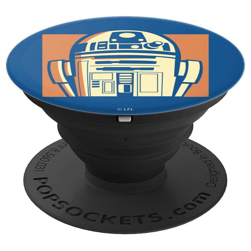 Star Wars R2D2 Retro Portrait Design Grip And Stand For Phones And Tablets