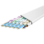 Flat Hdmi Cable 50 Feet 4K Hdmi2 0 Cable Support 4K2160P 3D 1080P Ethernet Audio Returnwhite Pale Blue