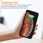 Battery Case For Iphone Xs Max6 5Inch 10000Mah Charging Extended Battery Pack Case Compatible With Iphone Xs Max Portable Rechargeable Battery Case Protective Backup Charger Case