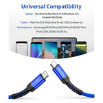 USB C to USB C Cable 10ft [100W 20V/5A], JSAUX USB Type C Fast Charging Cable Compatible with MacBook Pro 2019 2018, iPad Air 2020 10.9", iPad Pro 2020 2018, Galaxy S21 S20 Ultra Note 20 10, Pixel