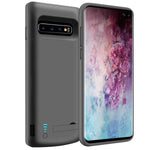 Battery Case For Samsung Galaxy S10 Plus 6000Mah Rechargeable Extended Battery Charging Case External Battery Charger Case Adds 1 5X Extra Juice 6 4 Inch For Galaxy S10