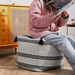 Braided Handwoven Casual Ottoman Pouf Cover