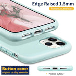 Iphone 11 Pro Case With Screen Protector Liquid Silicone Gel Rubber Shockproof Slim Shell With Soft Microfiber Cloth Lining Cushion Cover For Iphone 11 Pro 5 8 Inch 2019 Green Mint
