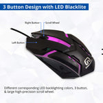 Rgb Pc Gaming Accessories Combo Kit Usb Spill Proof Keyboard A Wired Gaming Mouse 3 Button Optical Mouse Stereo Gaming Headset Dual 3 5Mm Jack Sy Kit53005