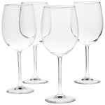 Oval Wine Glasses Set Of 4