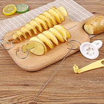 Tornado Spiral Potato Cutter Manual Slicer Set Of 2