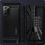 Spigen Rugged Armor Designed For Samsung Galaxy Note 20 Ultra 5G Case 2020 Matte Black