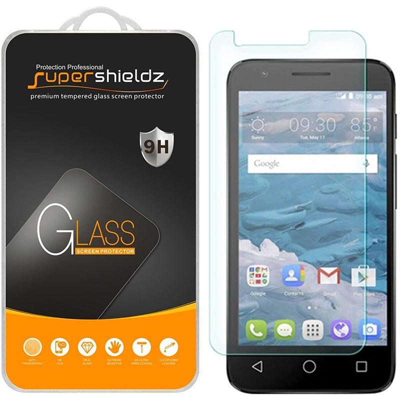 2 Pack Supershieldz Designed For Alcatel Streak Tempered Glass Screen Protector Anti Scratch Bubble Free