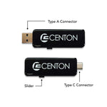 Centon Electronics S1 U3D2 32G Centon Datastick Otg Usb 3 0 Usb A Usb C 32Gb Black