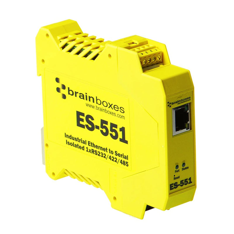Brainboxes Device Server 10Mb Lan Rs 232 Rs 422 Rs 485 Es 551