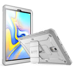 Supcase Unicorn Beetle Pro Series Case Design For Galaxy Tab A 10 5 With Built In Screen Protector Kickstand Hybrid Case For Samsung Galaxy Tab A 10 5 Sm T590 T595 T597 2018 Release White 1