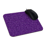 Purple Glitter Texture Mouse Pads Stylish Office Computer Accessory 9 X 7 5In 1