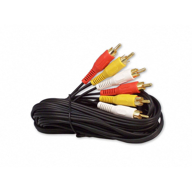Your Cable Store 12 Foot Rca Audio Video Cable 3 Male To 3 Male