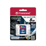 Transcend 8Gb Sdhc Memory Card Premium Class 10 Uhs I Pack Of 5 Ts8Gsdu1 Top Value Bundle