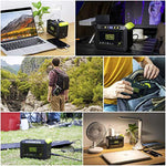 Camping Solar Generator With Lithium Battery Power