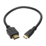 Tripp Lite High Speed Hdmi To Mini Hdmi Cable With Ethernet Digital Video Audio M M 1080P 1 Ft P571 001 Mini