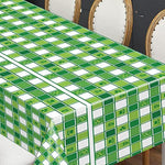 3 Pcs St Patricks Day Tablecovers Disposable Plastic Tablecloth