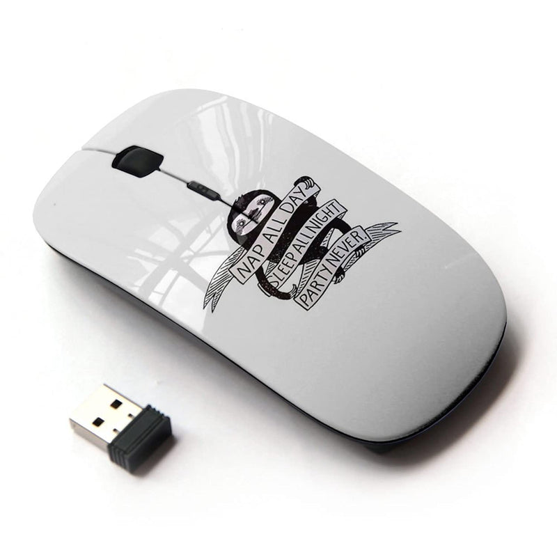 Optical 2 4G Wireless Mouse Nap All Day Funny Sloth
