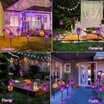 Solar Torch Light with Flickering Flame for Garden Decor