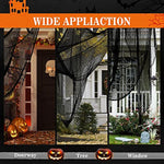 Halloween Creepy Cloth Black for Outdoor & Indoor Decoration