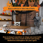Halloween Creepy Cloth Black for Outdoor & Indoor Decoration