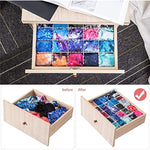 Adjustable Drawer Divider for Socks, Underwear & Makeup