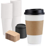 Disposable White Paper Coffee Cup