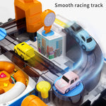 Race Tracks Car Adventure Toys Play With Sound And Light Simulation Stee Wheel Transforming Bus Toys For 3 4 5 6 7 8 Year Old Kids Best Gifts For Boys And Girls