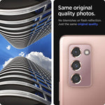 Spigen Camera Lens Screen Protector Glas Tr Optik Tempered Glass Designed For Galaxy Z Fold 2 2020 2 Pack Bronze