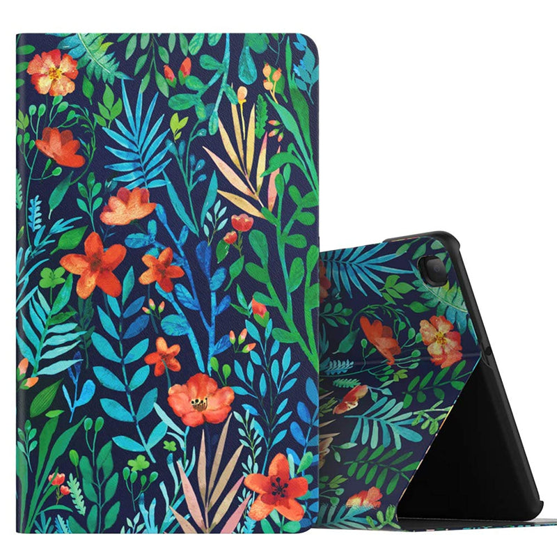 MoKo Case Fit Samsung Galaxy Tab A 8.0 T290/T295 2019 Without S Pen Model, Premium Light Weight Stand Folio Shock Proof Cover Case for Galaxy Tab A 8.0 T290/T295 2019 Release Tablet - Jungle Night
