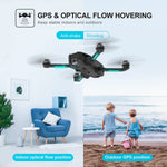 Holy Stone Hs720 Foldable Gps Drone With 4K Uhd Camera For S Quadcopter With Brushless Motor Auto Home Follow Me 26 Minutes Flight Time Long Control Range Includes Carrying Bag
