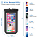 Universal Waterproof Pouch Phone Dry Bag Bundle With 4 Pack Universal Waterproof Pouch Phone Dry Bag Underwater Case For Iphone 11 Pro Max Xs Max Xr X 8 7 6S Plus Galaxy Pixel Up To 6 8 Inch