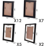 26 Pieces Picture Frames Set Collage Wall Gallery Kit
