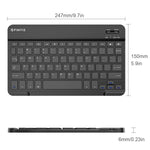 Fintie 10 Inch Ultrathin 4Mm Wireless Bluetooth Keyboard For Android Tablet Samsung Galaxy Tab E Tab A Tab S Asus Google Nexus Lenovo And Other Android Devices