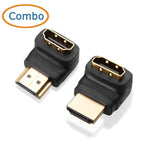 Cable Matters Combo Pack 270 Degree And 90 Degree Hdmi Adapter Right Angle Hdmi With 4K And Hdr Support