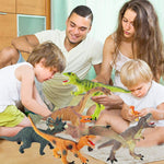 6 Piece Jumbo Dinosaur Toys 13 15 Inch Action Figures