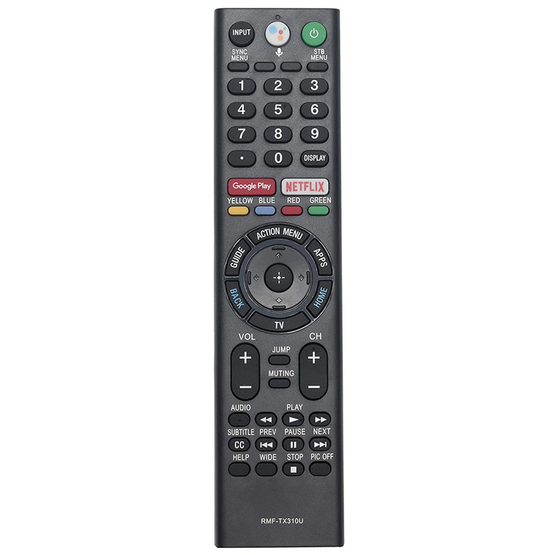 Replaced Voice Remote Fit For Sony Smart 4K Tv Xbr65X900F Xbr75X900F Xbr85X900F Xbr55X900F Xbr49X900F Xbr55X800G Xbr75X800G Xbr49X800G Xbr65X800G Xbr43X800G Xbr75X850F Xbr85X850F