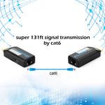 1080P Mini Digital Hdmi Network Extender Over Single Cat6 7 Ethernet Cable Up To 131Ft 40M