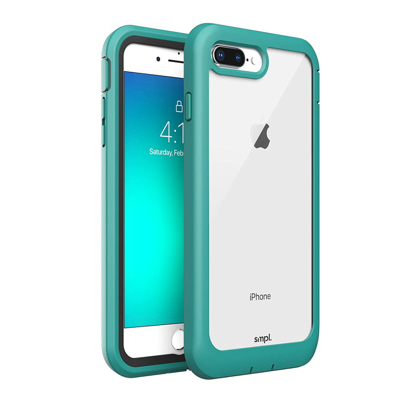 Iphone 7 8 Plus Drop Proof Lightweight Protective Wireless Charging Compatible Iphone Case Teal