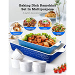 Ceramic Baking Dish And Ramekins Sets