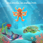 Set Of 3 Sea Creatures Stuffed Toys