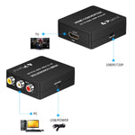 Av Cvbs Composite To Hdmi Mini Converter V1 3 Scaler With Usb Power Cable For 720P 1080P Support Tv Pc Ps4 Dvd