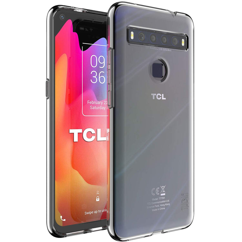 Tudia Ultra Clear Fit Designed For Tcl 10L Tcl 10 Lite Case Skn Thin Tpu Soft Transparent Back Protective Phone Case For Tcl 10L Tcl 10 Lite