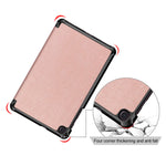 Gylint Samsung Galaxy Tab A 8 4 2020 Case Smart Case Trifold Stand Slim Lightweight Case Cover For Samsung Galaxy Tab A 8 4 2020 Sm T307 Rose Gold