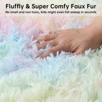 Super Soft Fluffy Shaggy Rugs Floor Carpet For Living Room