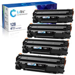 Lxtek Compatible Toner Cartridge Replacement For Canon 128 Crg128 Black 4 Pack