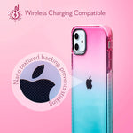 Barrier Case For Iphone 11 2019 6 1 Impact Absorbing Case With Full Body Protection And Raised Bezel Blue N Pink Gradient Sunset